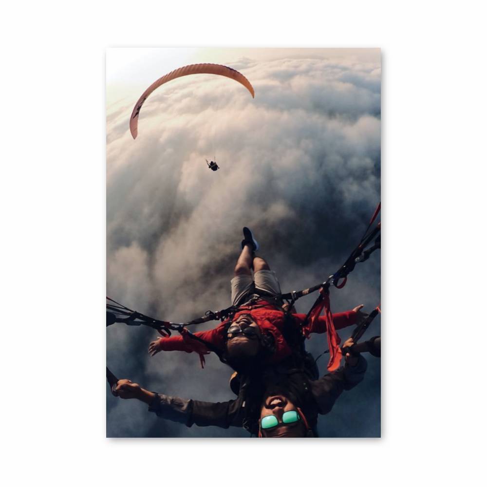 Poster Vol au-dessus des Nuages