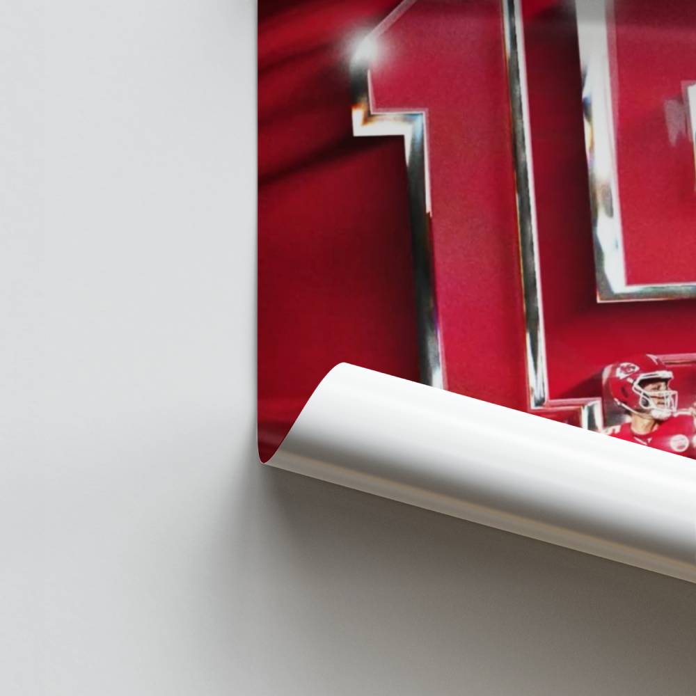 Poster Quarterback Rood 15
