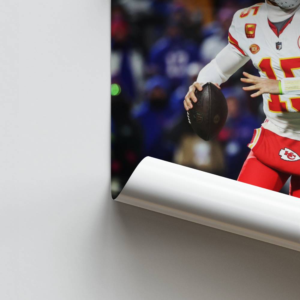 Poster Quarterback in actie
