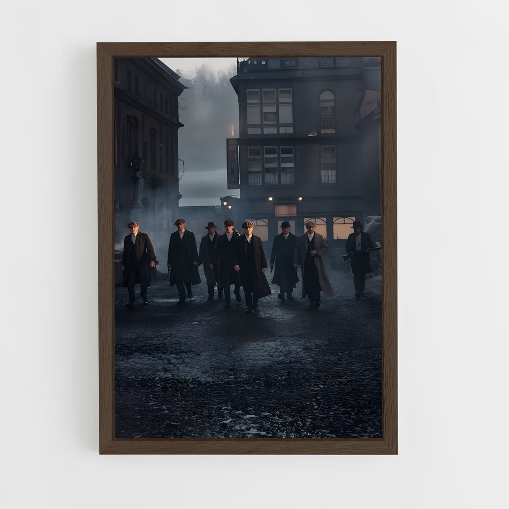 peaky-blinders-7 cadre Bois foncé