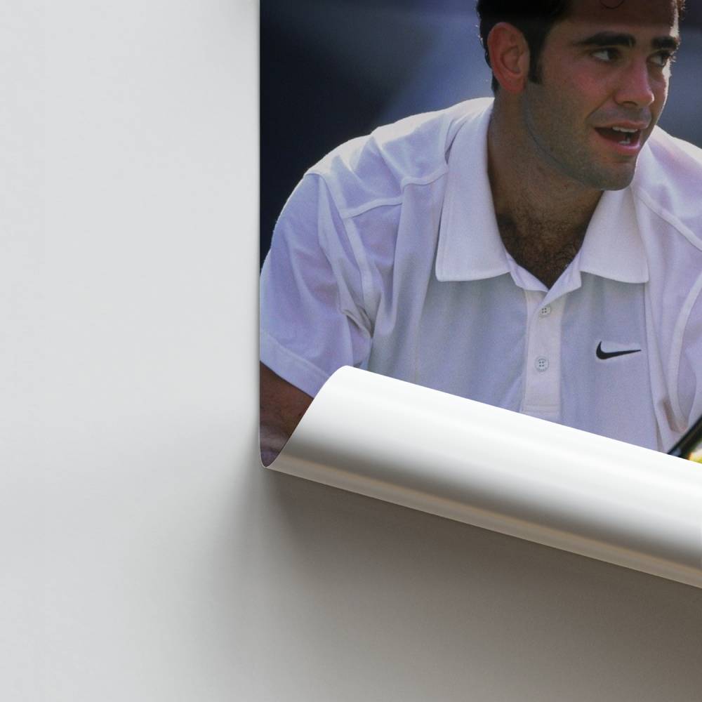 Poster Pete Sampras Voetbal
