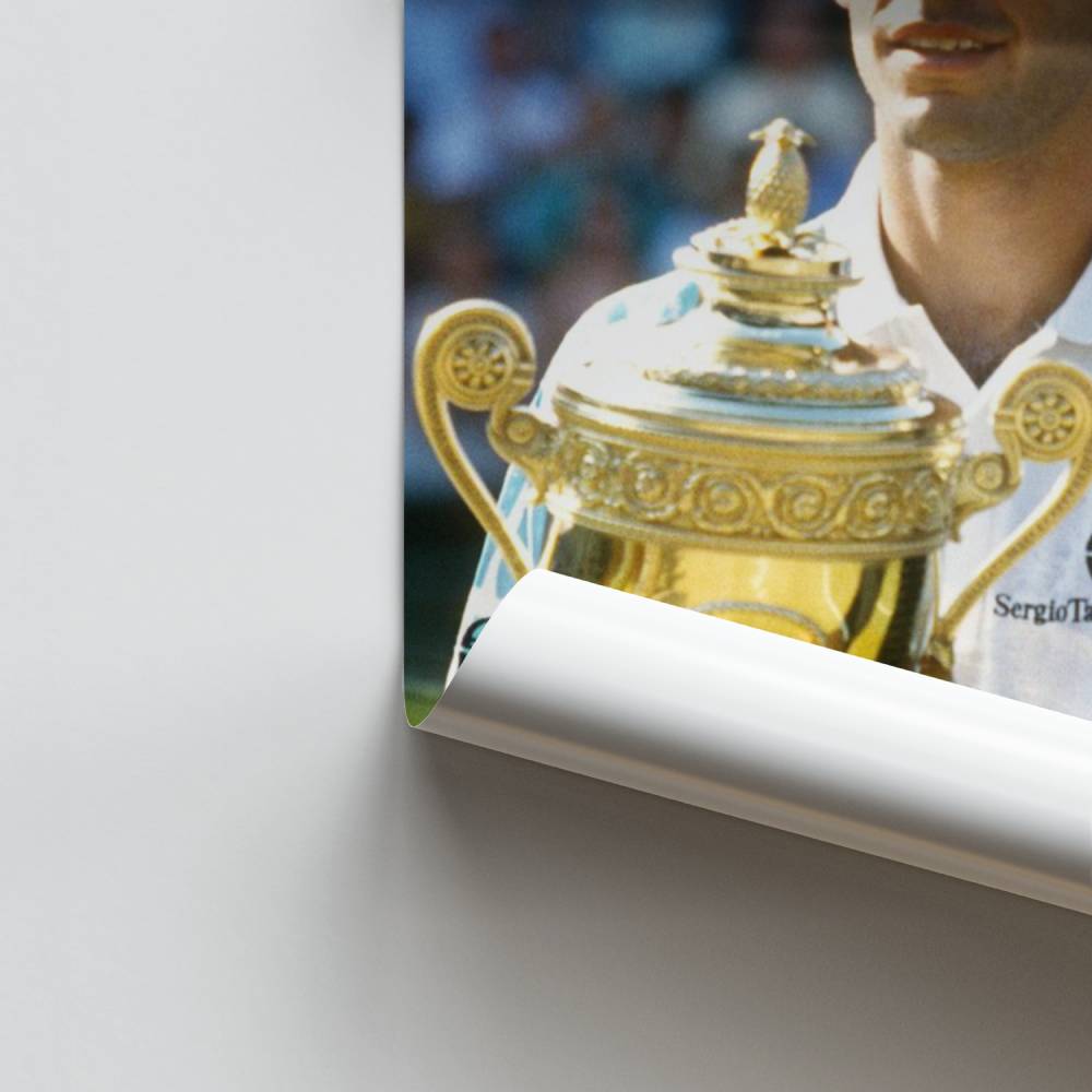 Posterlegende van tennis