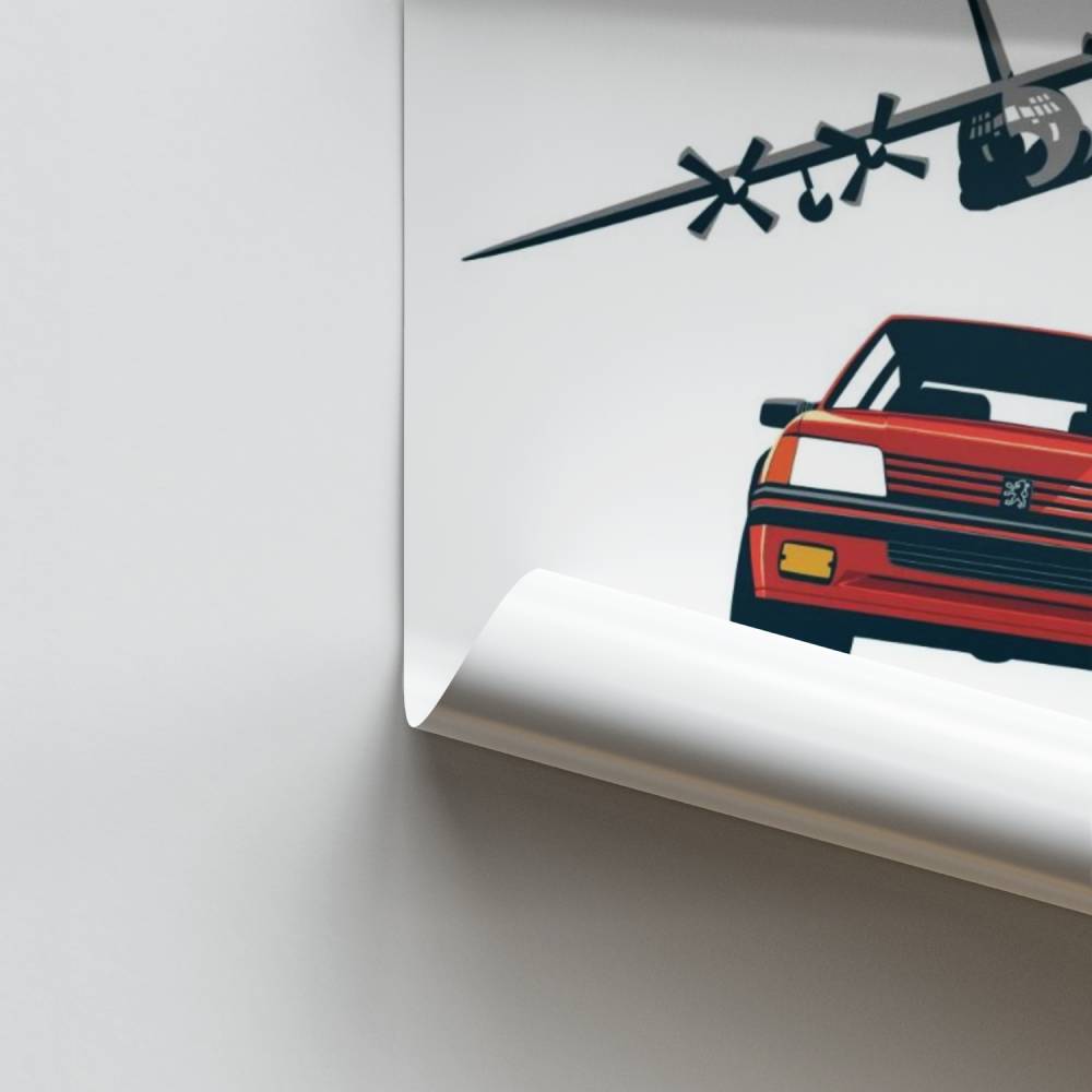Poster Aventure 205 GTI