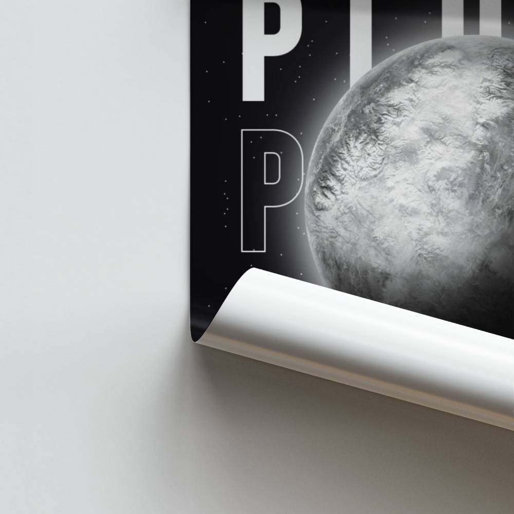 Mysterieuze Pluto-poster