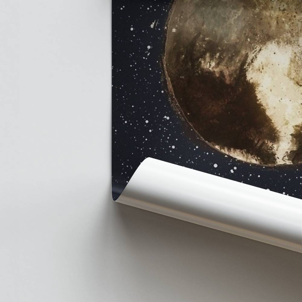 Affiche Planeet Pluto