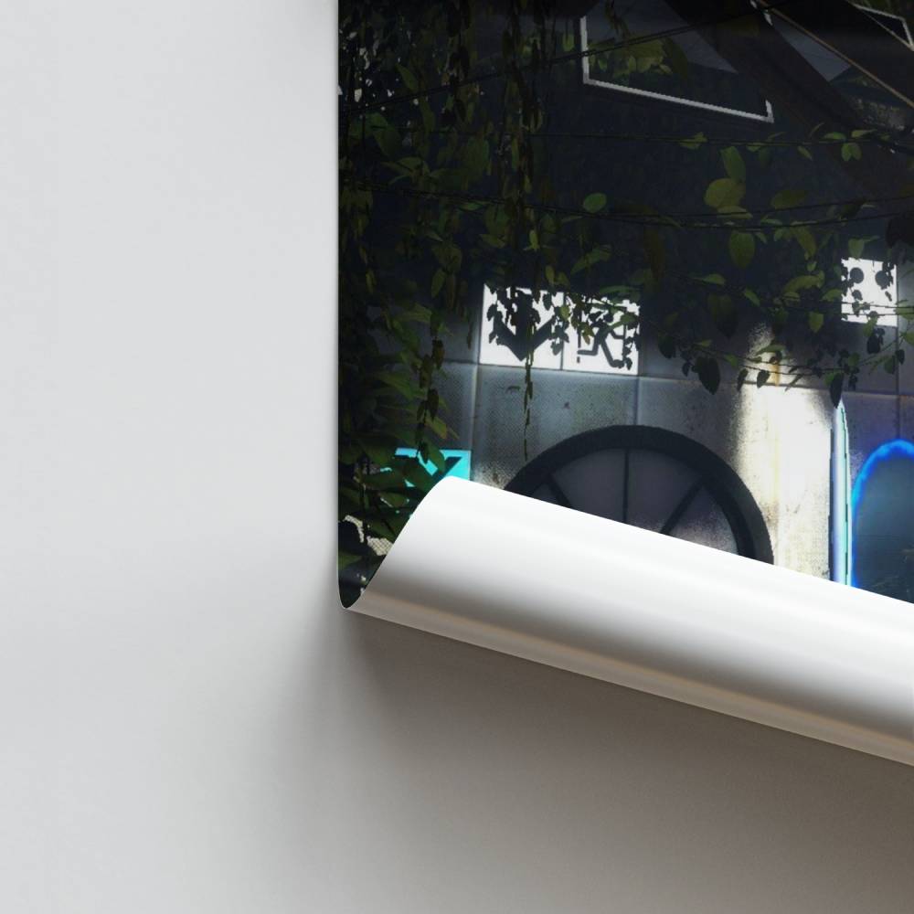 Lichtgevende ontsnappingsposter