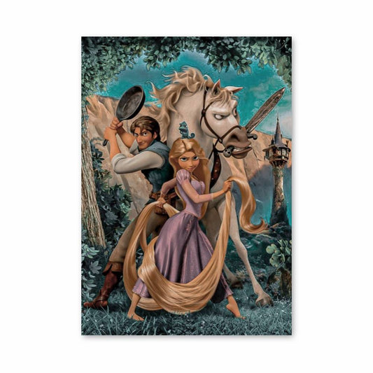 Poster Cheveux Enchantés