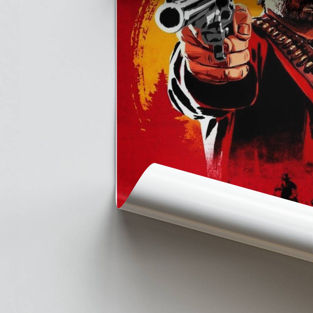 Poster De verlossing van het wilde westen