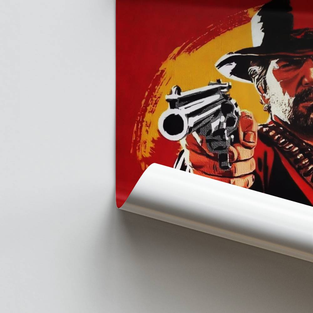 Poster Cowboy Écarlate