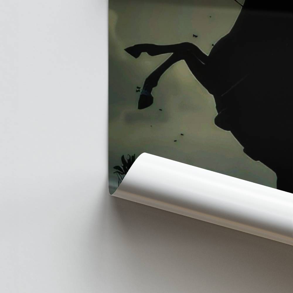 Wilde ruiter-poster