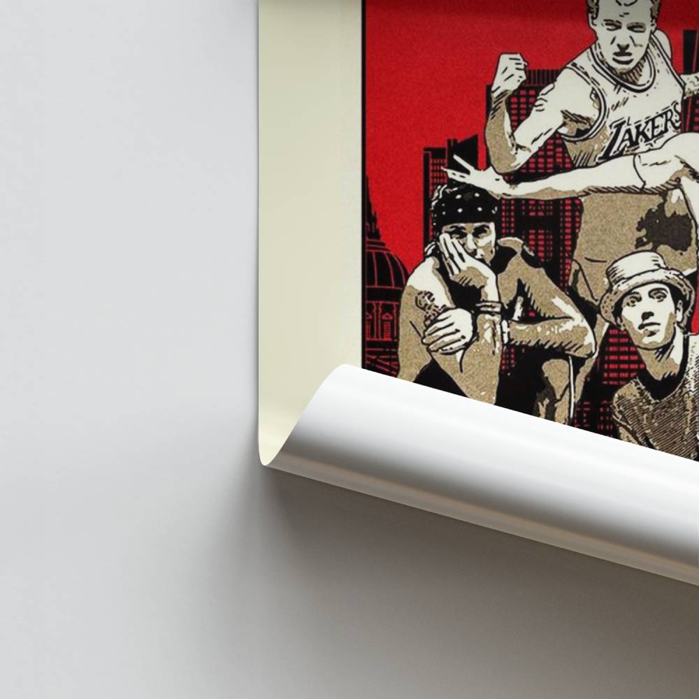 Roodgloeiende Vibes-poster