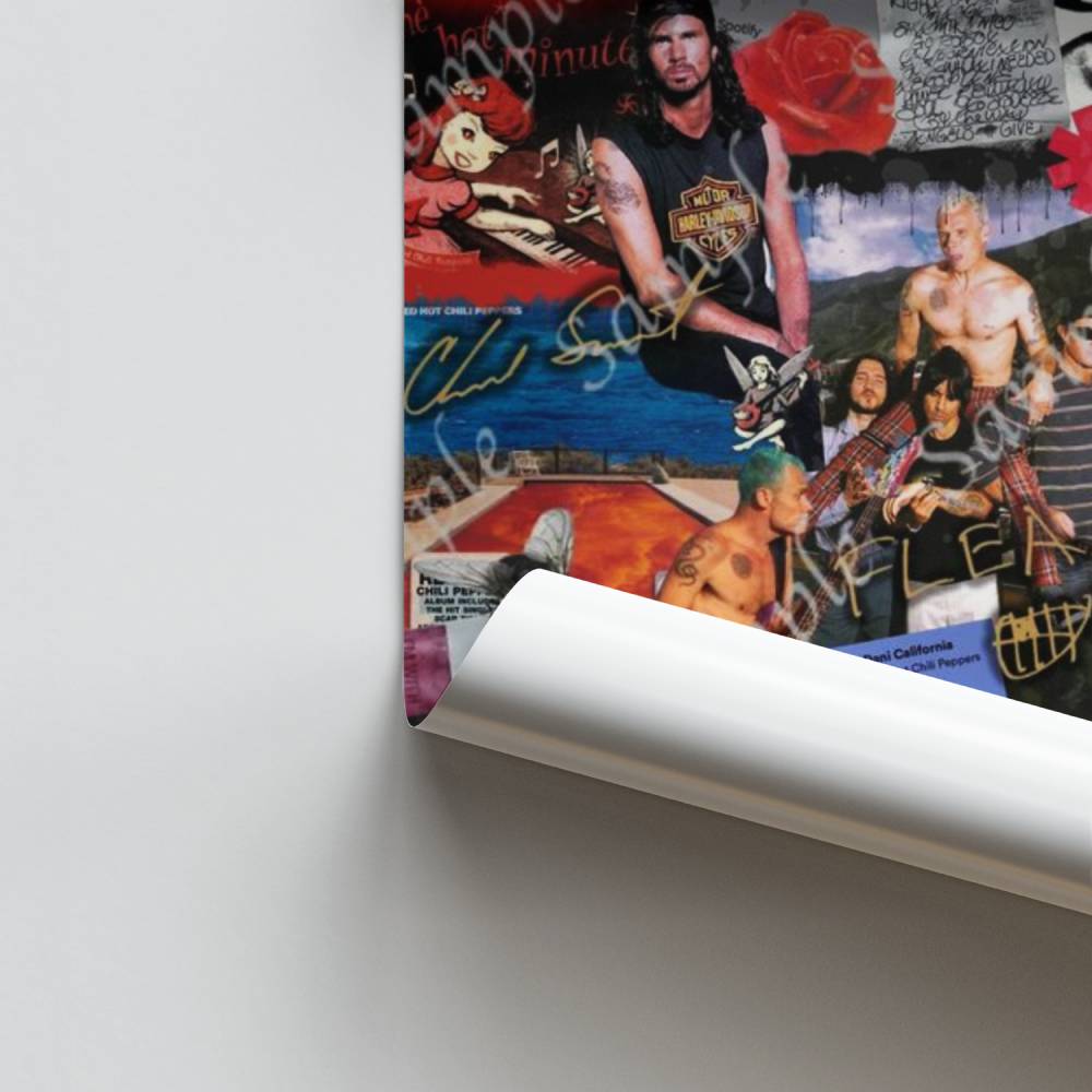 Eclectische rockposter