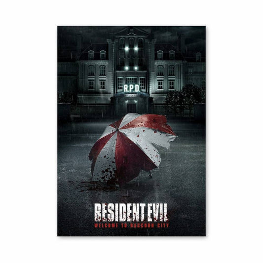 Poster Parapluie Raccoon