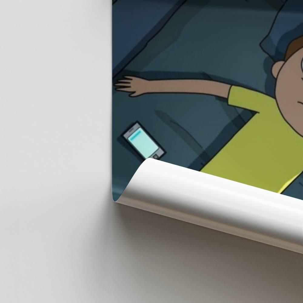 Poster Morty Réfléchissant