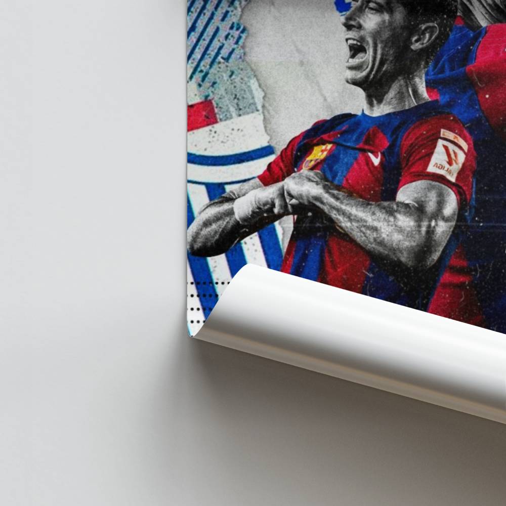 Poster Voetbaldynamiek