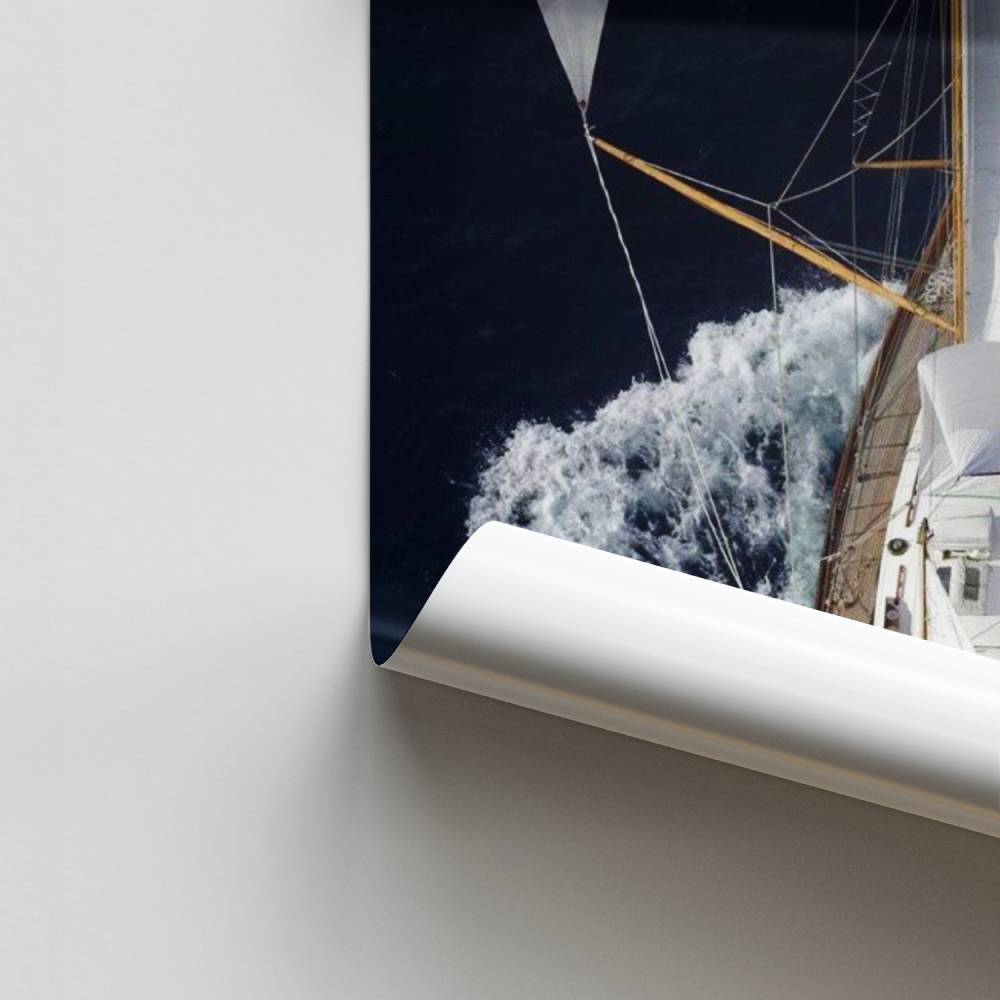 Poster Voilier en Mer