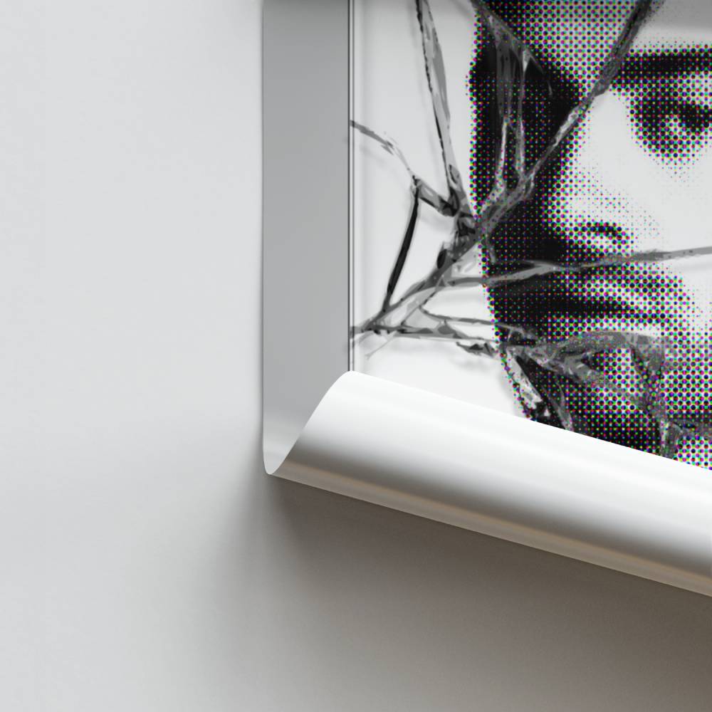 Diamant reflectie poster