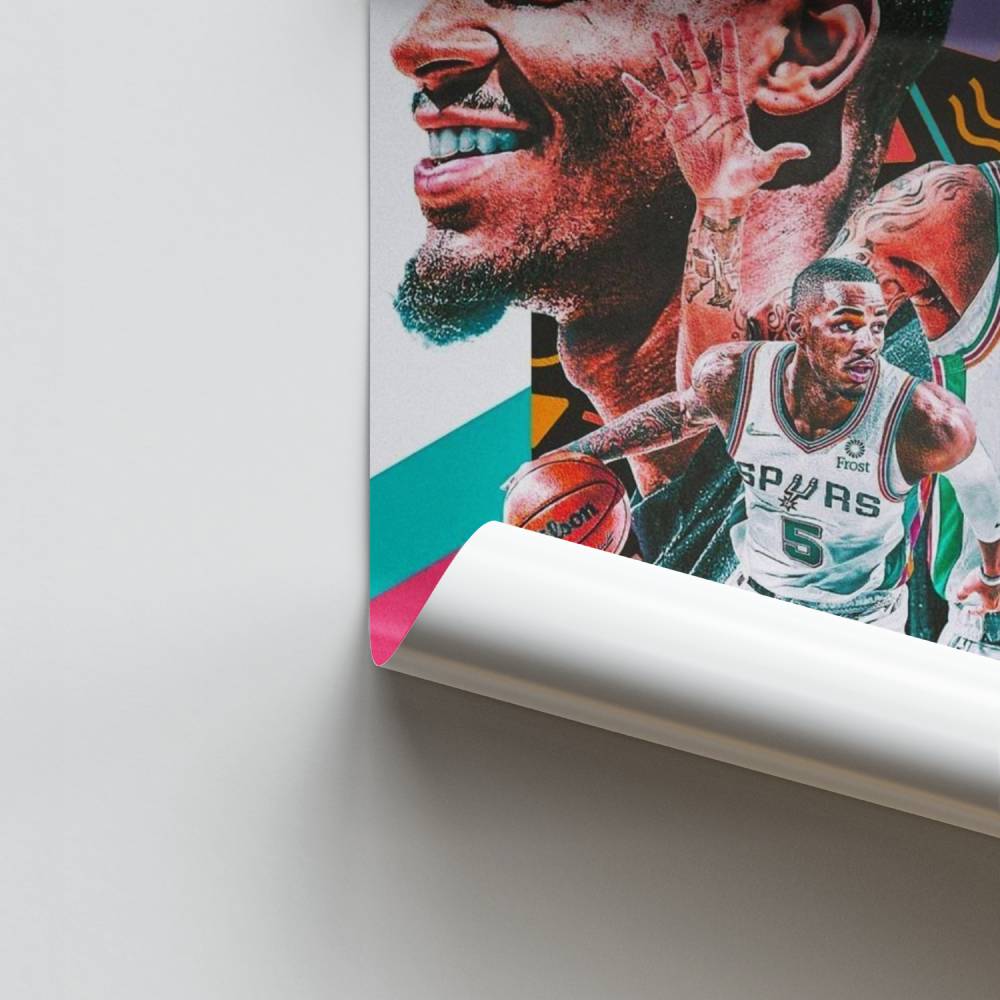 Basketbalposter van San Antonio