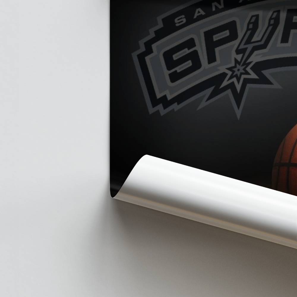San Antonio ster basketbalposter