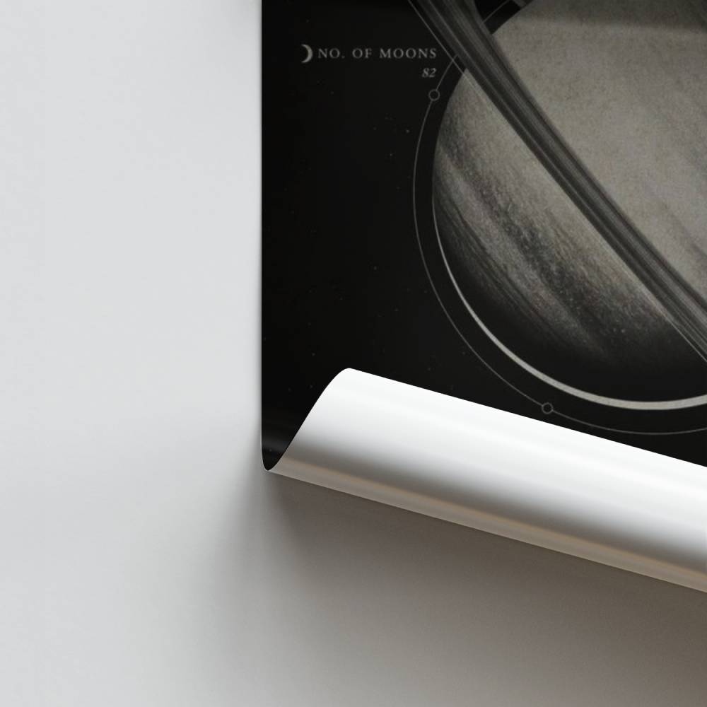 Raadselachtige Saturnus-poster