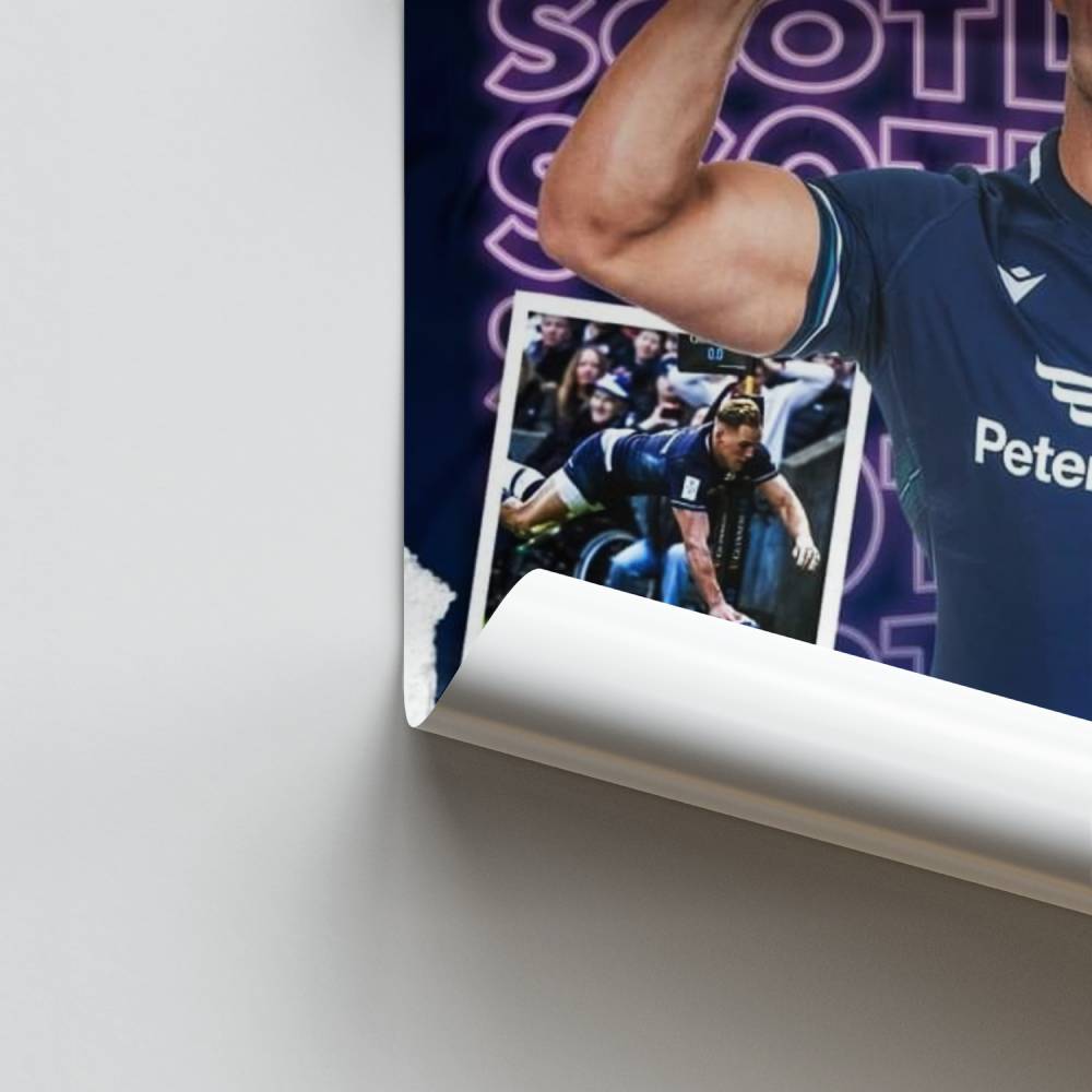 Duhan Schotse rugbyposter