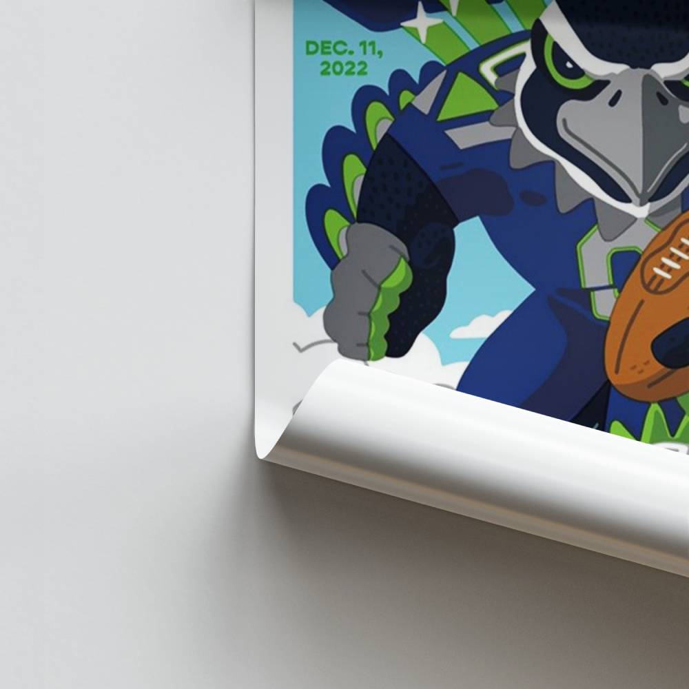 Seahawks-intensiteitsposter