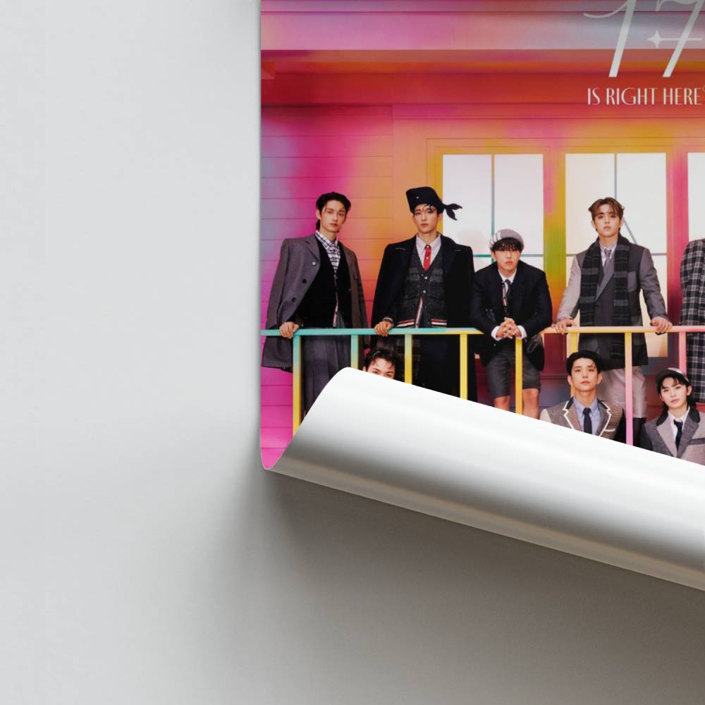 Regenboog huis poster