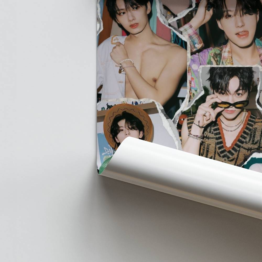 Dynamische popcollageposter