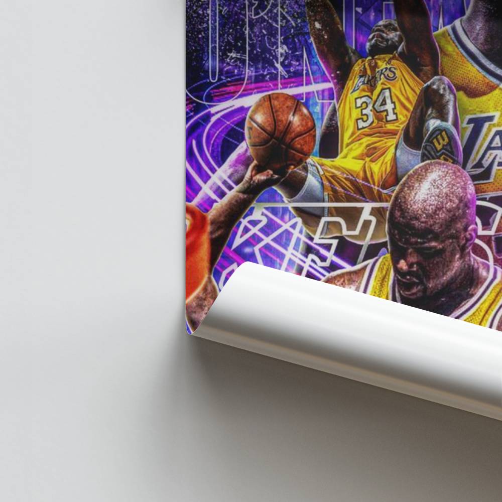 Poster Basketbal Lakers-legende