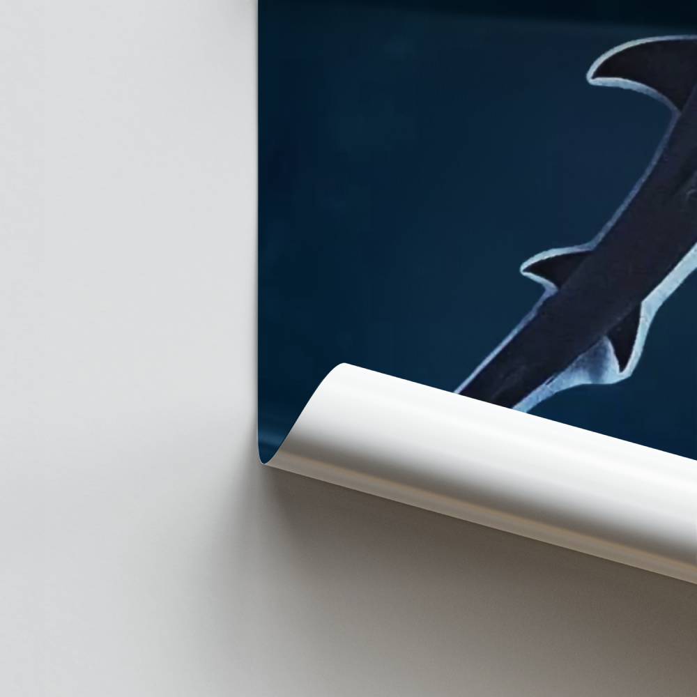 Poster Hamerhaai Elegantie