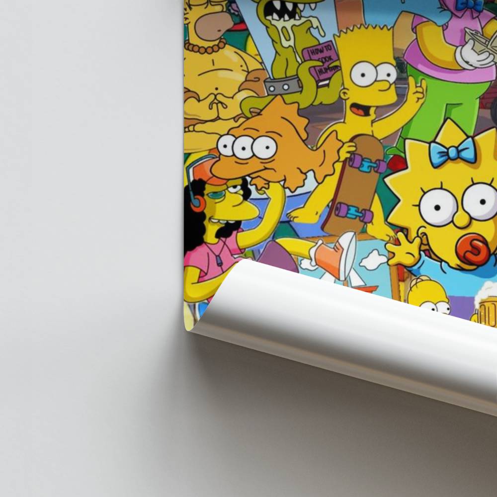 Poster Collage Simpsons Lore