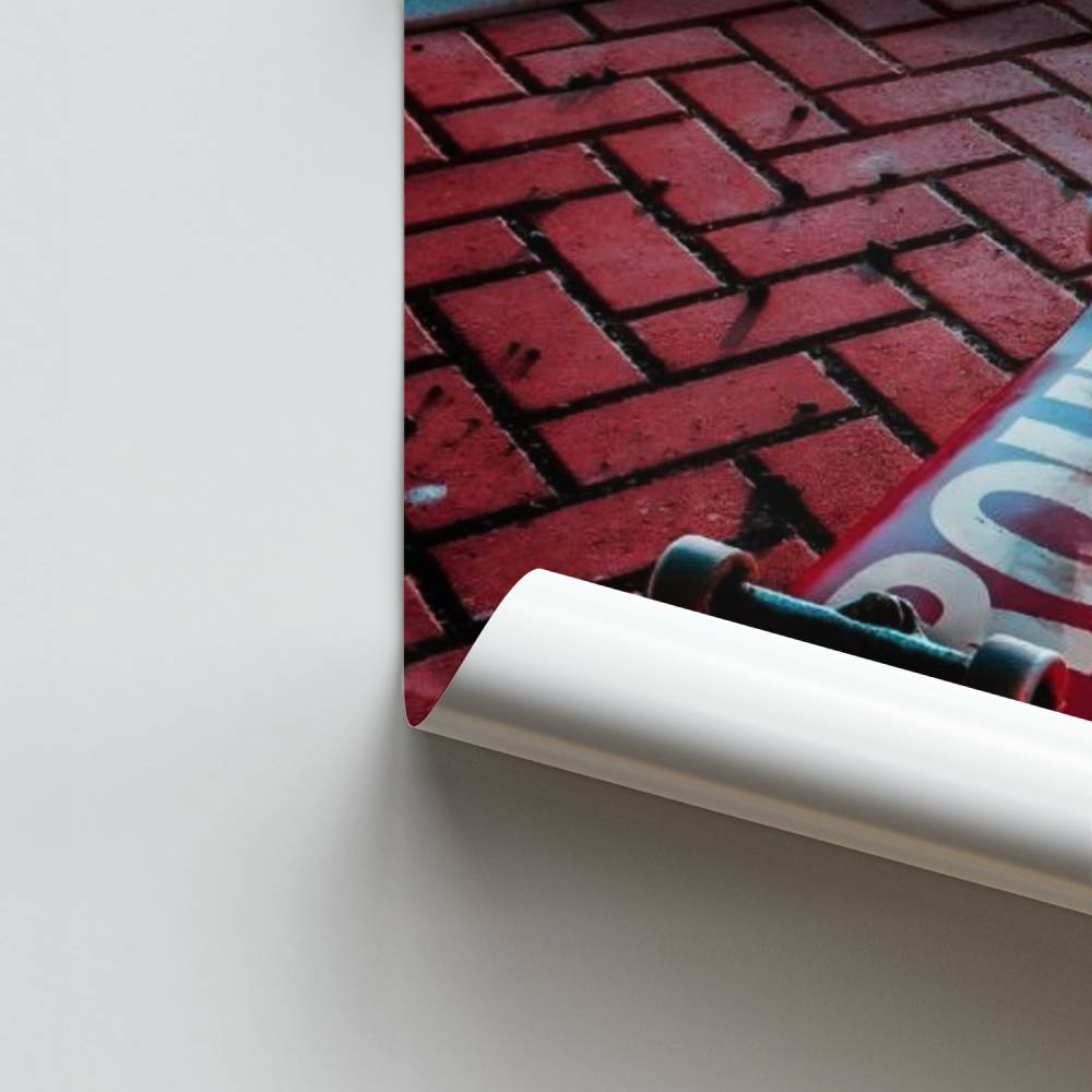 Rode Skate Vibes-poster