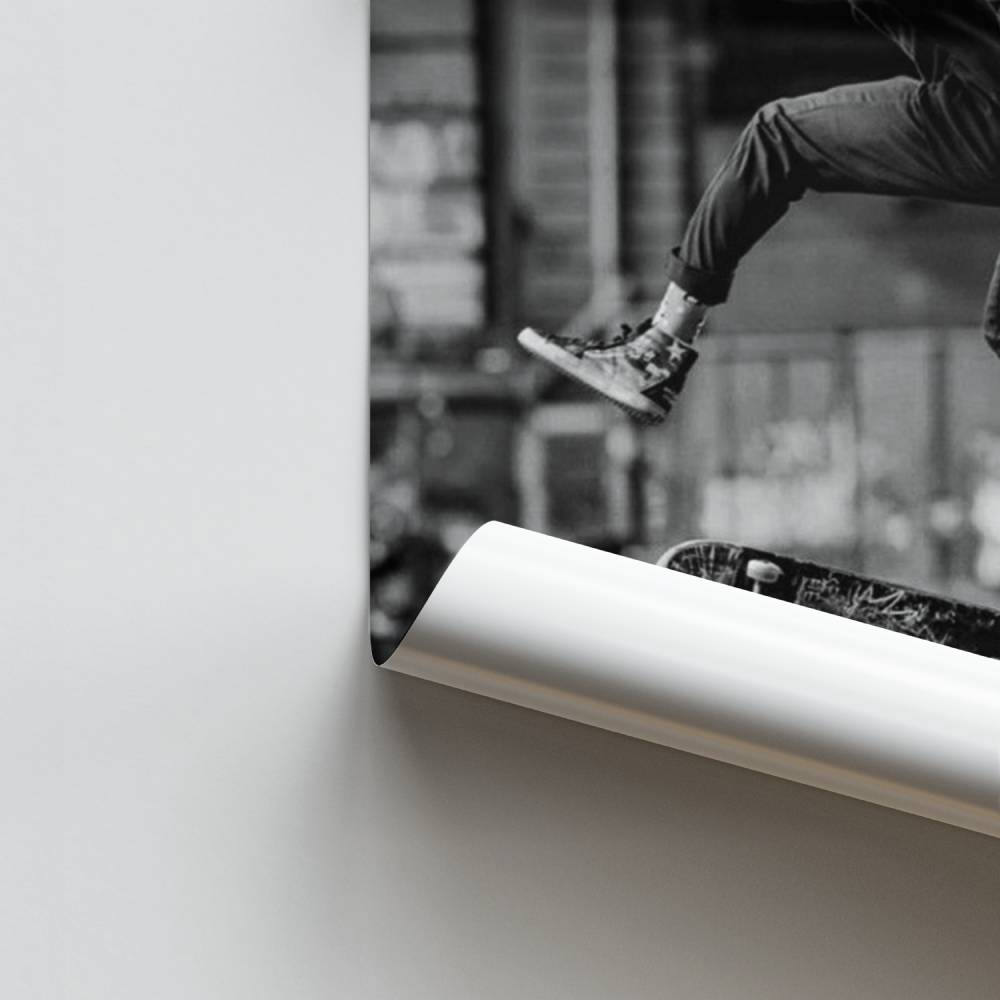 Stedelijke skateposter