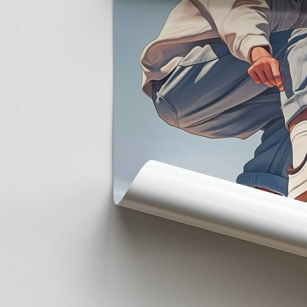 Poster Schaatserhoogte