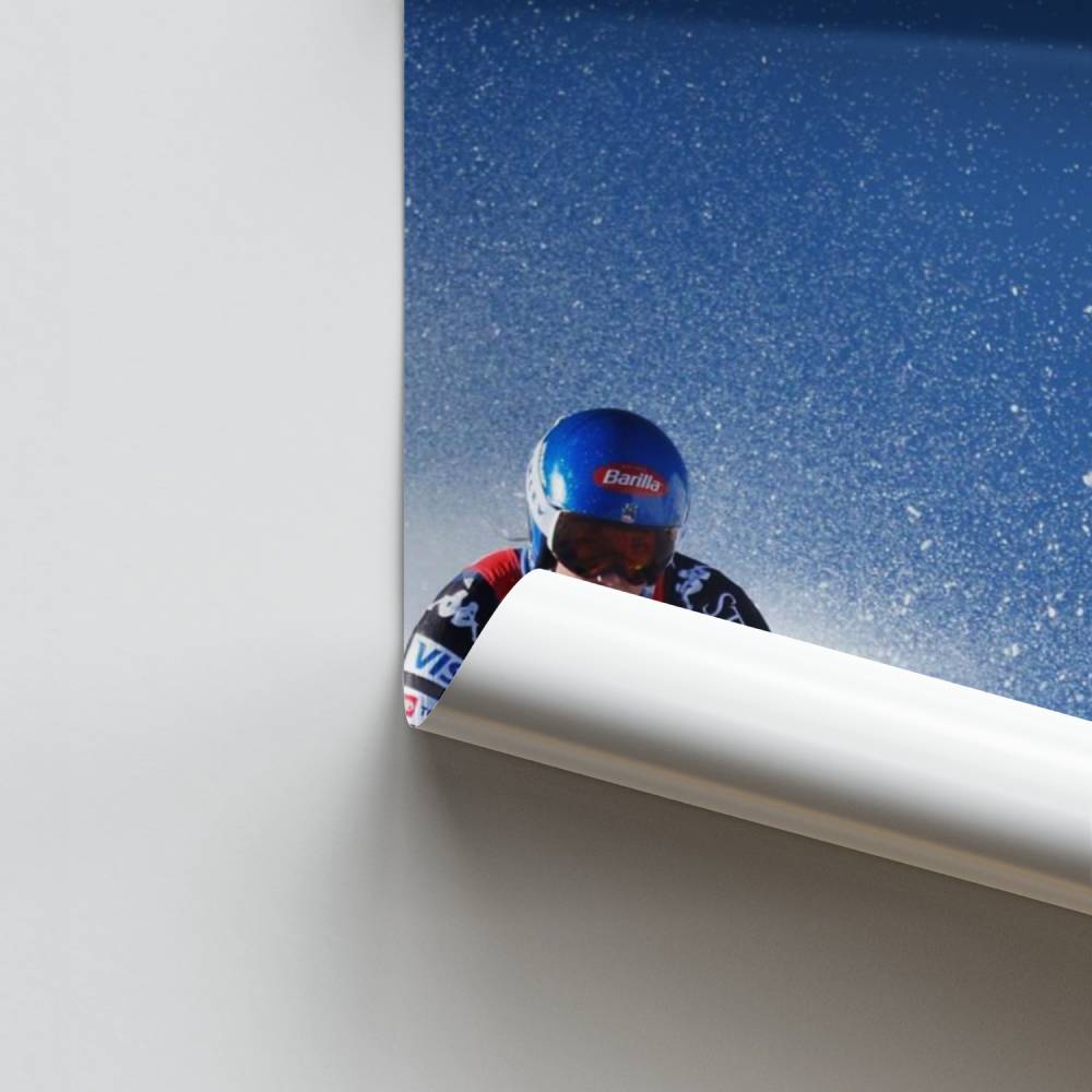 Poster Dynamisch alpineskiën