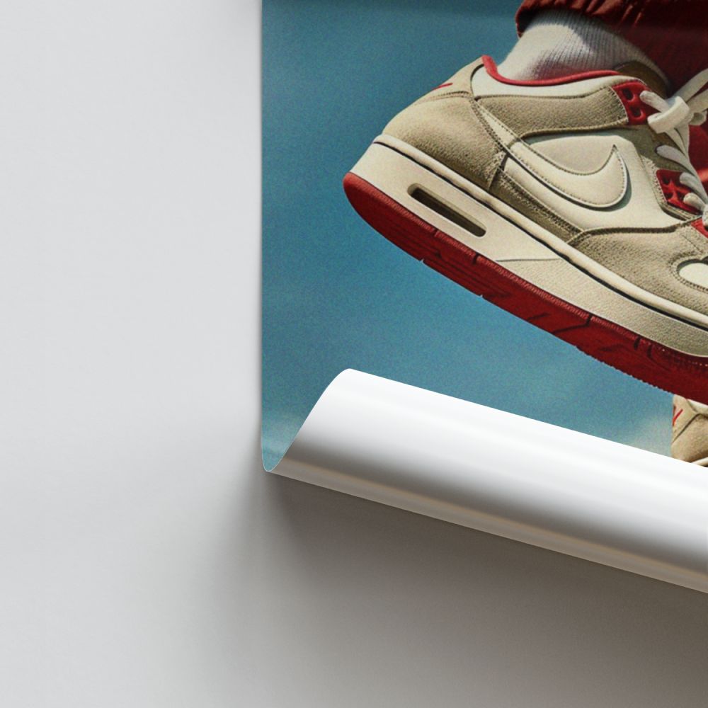 Poster Nike-vlucht