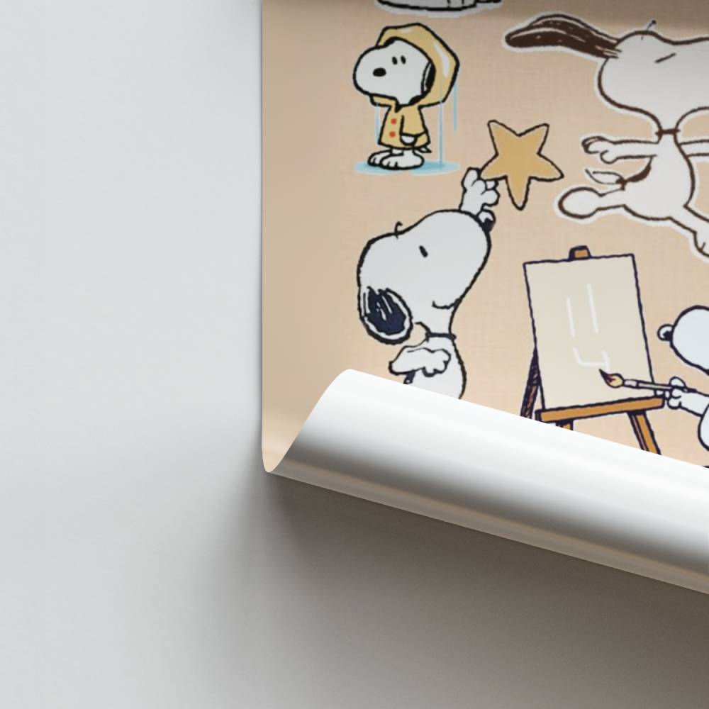 Snoopy creatieve poster
