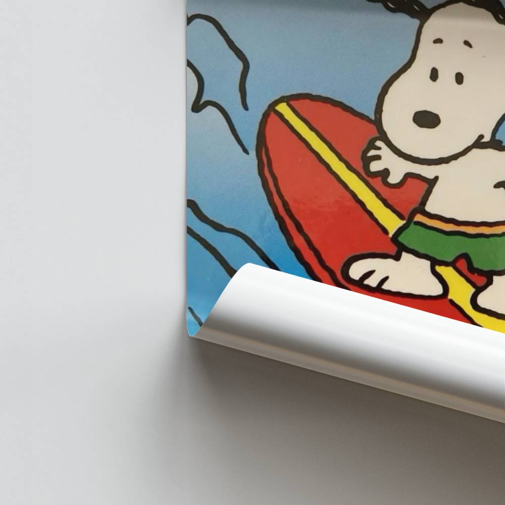 Beagle Surfer-poster