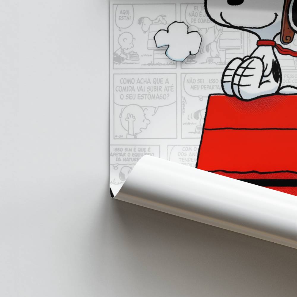 Poster Snoopy Vlieger
