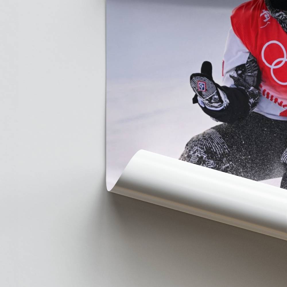 Poster Snowboard-winnaar