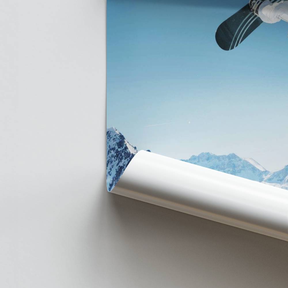 Poster Alpine sprongen