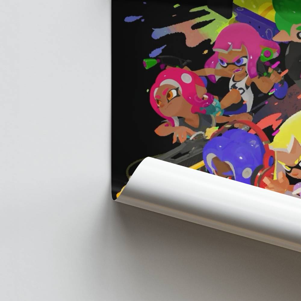 Poster Splash-gevecht