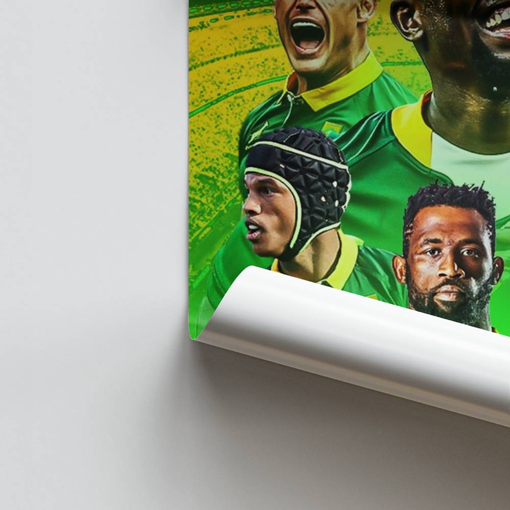Poster Triumph Rugby Springbokken