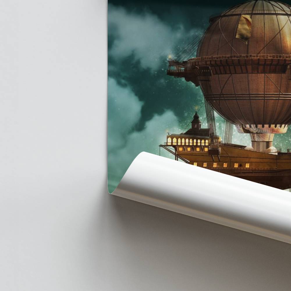 Poster Aéronavire Éthéré