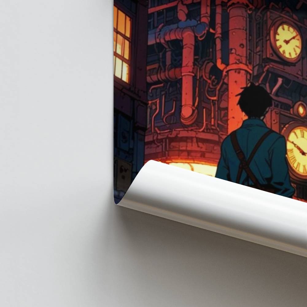 Poster Steampunk chronomachy