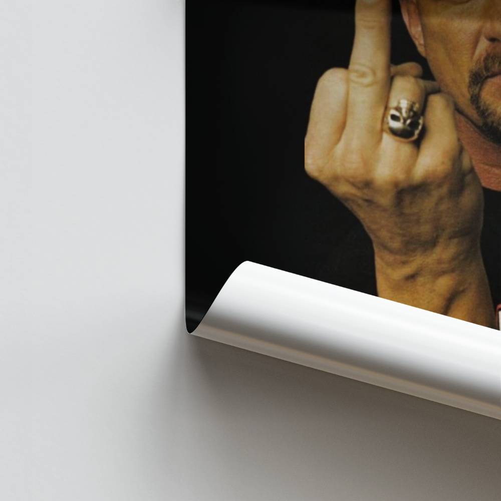 Rebellen houding poster
