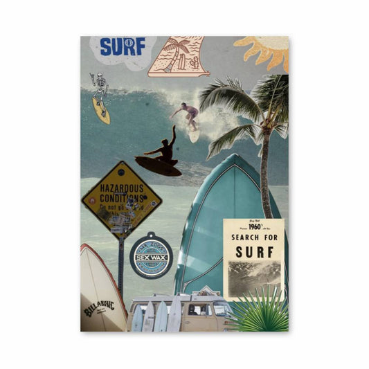 Poster Vibes de Surf