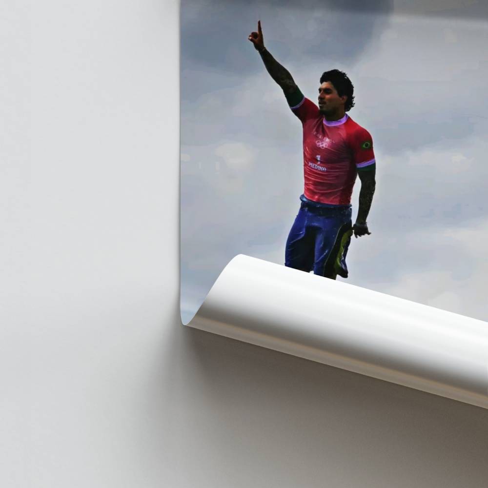 Evenwicht surfen poster