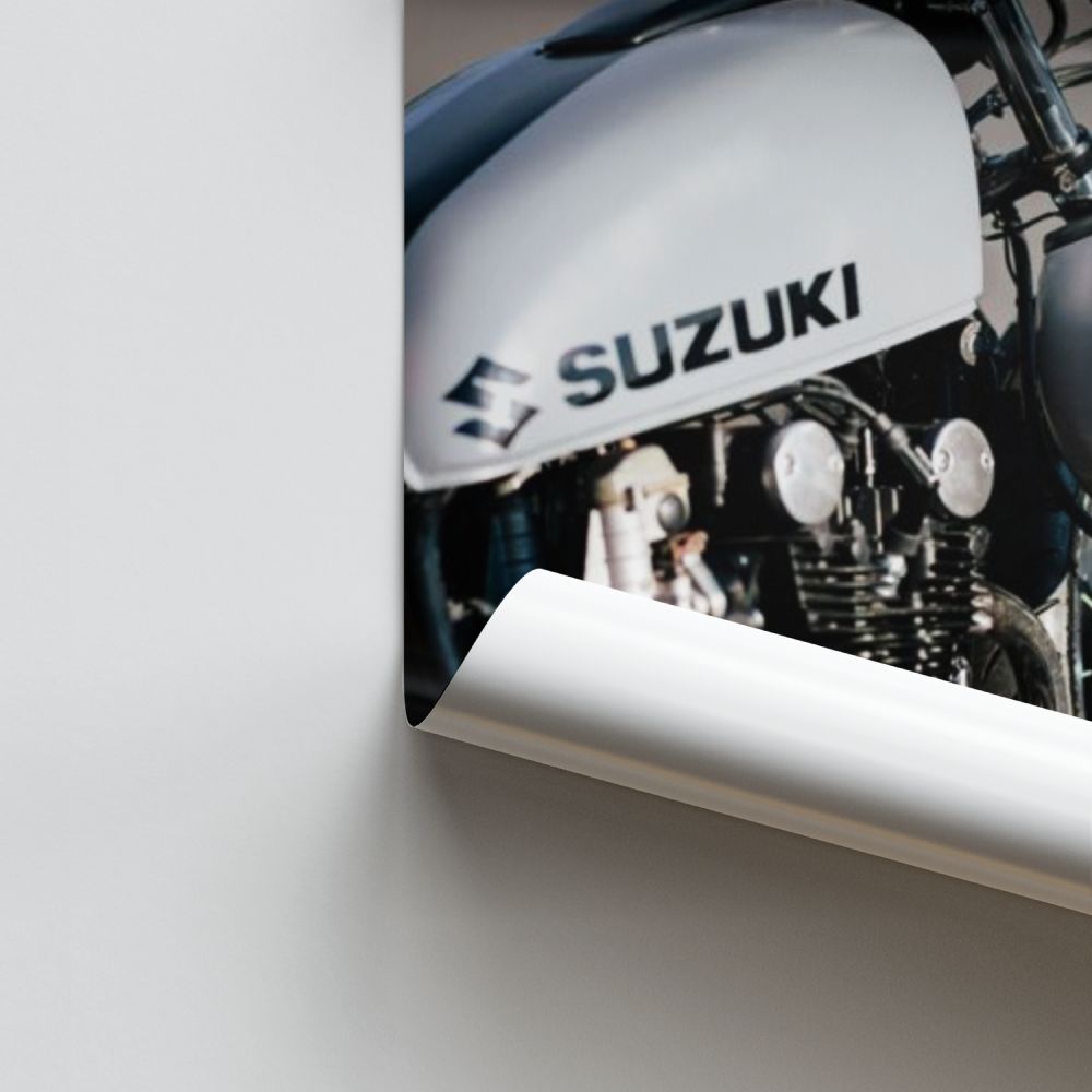 Suzuki motorfiets-poster