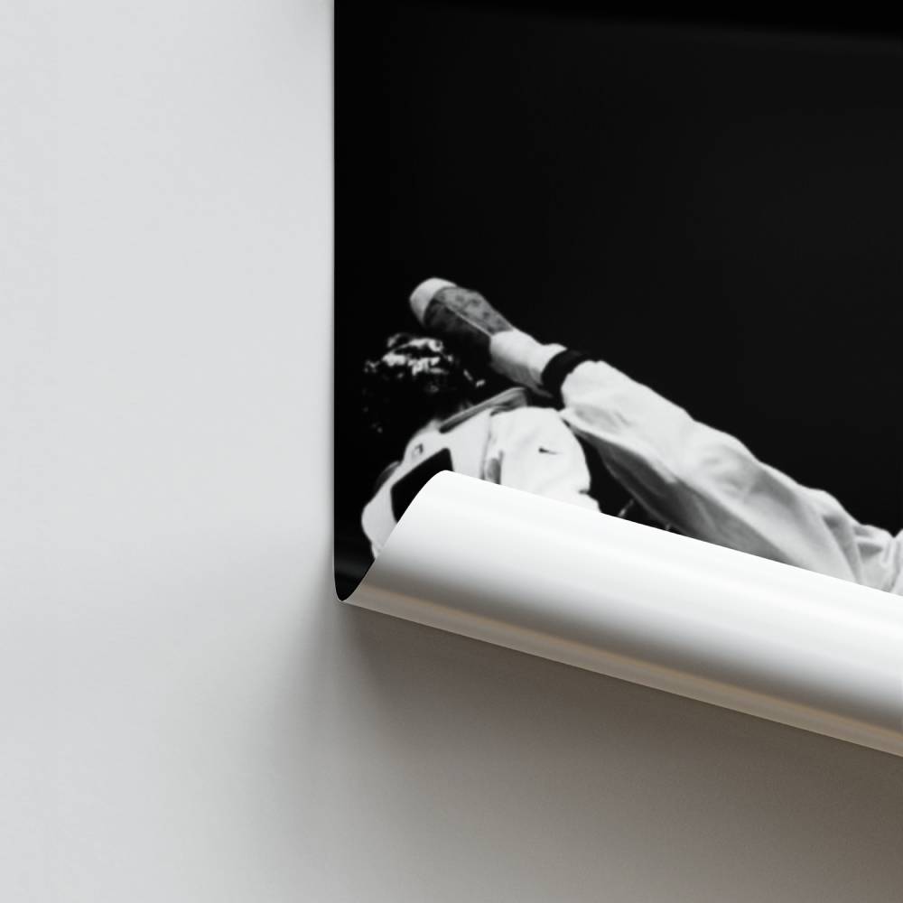 Dynamische Taekwondo-poster